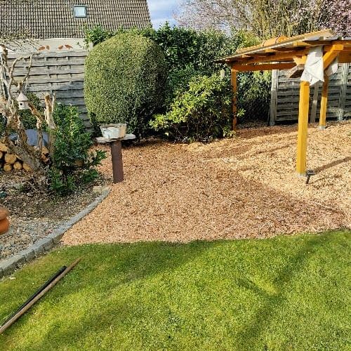 Gartenpflege und Aufarbeitung
